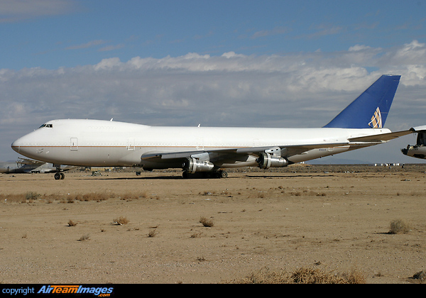Aircraft was blown up by a controlled dynamite detonation by the Discovery Channel TV show Smash Lab. The episode, "Bomb-Proof Plane" first aired on 9 April 2008. Boeing 747-238B