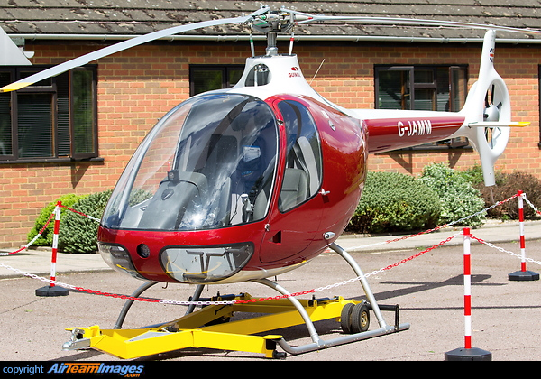 This Guimbal Cabri G2 helicopter G-JAMM was involved in a mid-air collision with a Cessna 152 G-WACG over Buckinghamshire on 17th November 2017. Guimbal Cabri G2