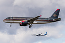 Kuwait Airways Boeing 777 on final to the parallel runway