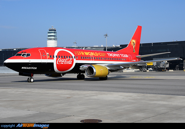 FIFA World Cup Trophy Tour 2018 Boeing 737-33A(QC)