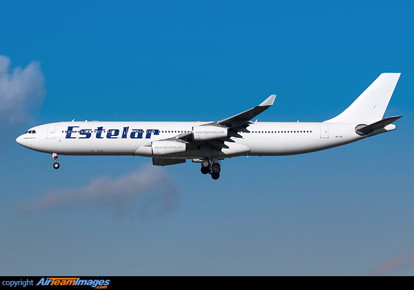 Leased from Hi Fly Malta to Estelar Latinoamerica Venezuela. Airbus A340-313X