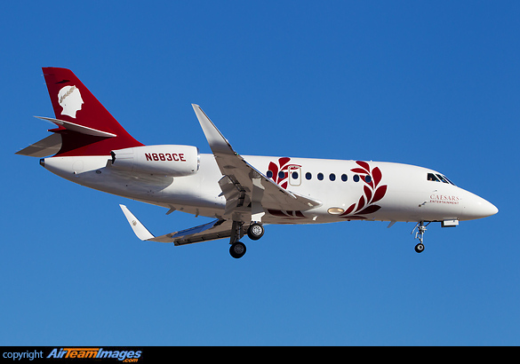 Brand new Caesars scheme arriving in Vegas for the first time Dassault Falcon 2000