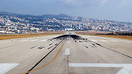 Looking down runway 17 at Beirut.