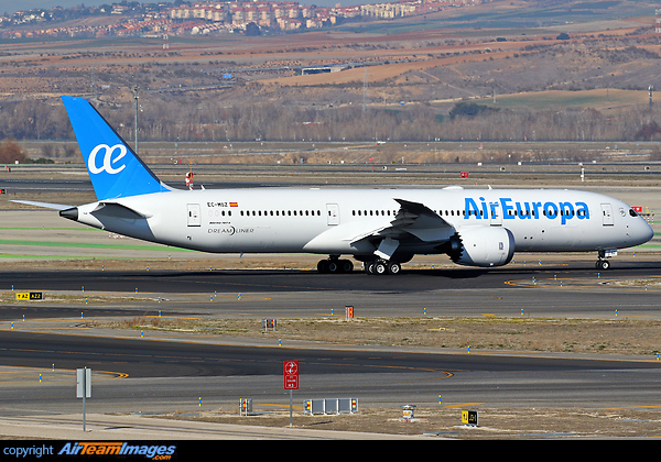 The first Boeing 787-9 Dreamliner for Air Europa Boeing 787-9 Dreamliner