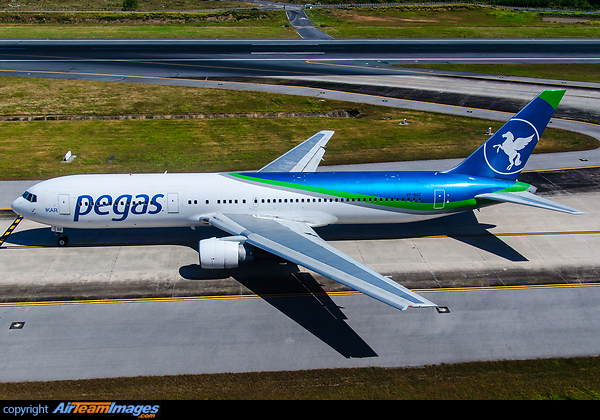 Special Pegas Travel Agency livery Boeing 767-3G5/ER