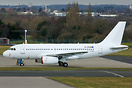 Airbus A319 ex- P4-YAS of Air Astana has recently been painted all whi...