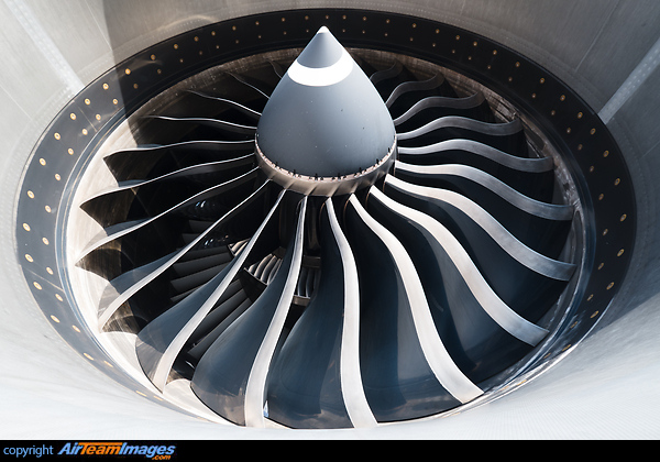 GE90 Engine close up General Electric GE90 Engine
