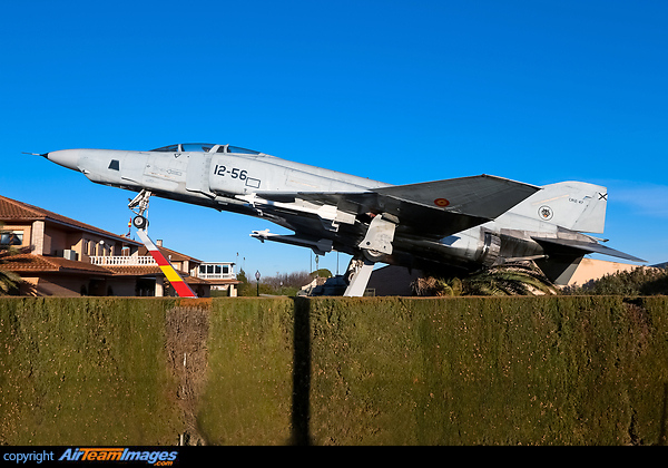 On static display in the outskirts of Zaragoza in a town called Movera. McDonnell Douglas F-4 Phantom