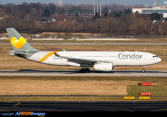leased from Air Transat Airbus A330-243