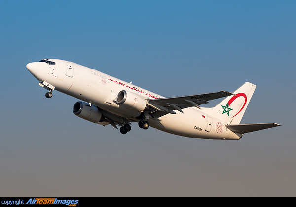 With 60 years markings. Boeing 737-3M8(SF)
