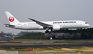 "JAL Sky Suit 787" Stickers on Fuselage