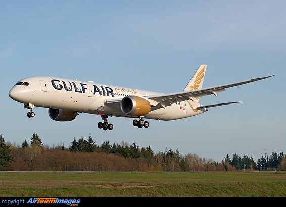 Gulf Air's first Boeing 787-9 Dreamliner A9C-FA now fully painted Boeing 787-9 Dreamliner