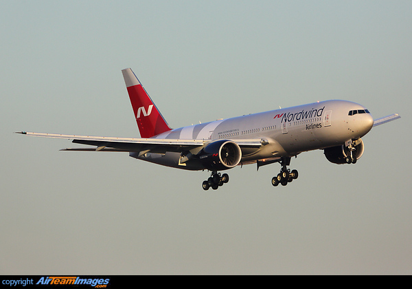 First 777 for Nordwind in new livery. Boeing 777-2Q8/ER