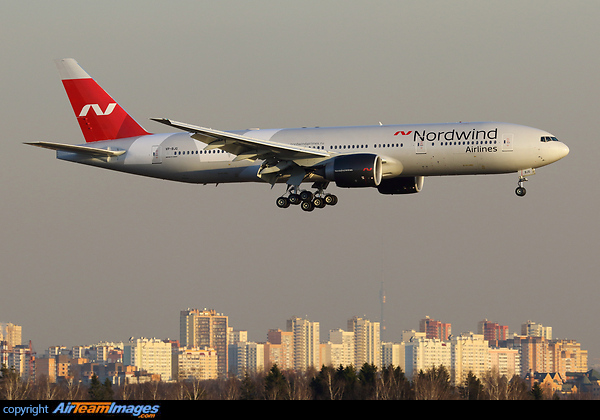 First 777 for Nordwind in new livery. Boeing 777-2Q8/ER