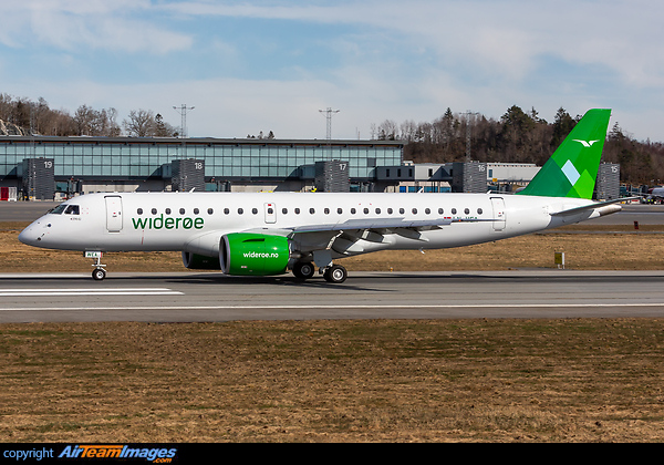 First Embraer 190 E2 to be delivered to its launch costumer Widere. Embraer ERJ-190-E2