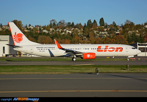 Taking off in warm golden sunlight Boeing 737-9GP/ER