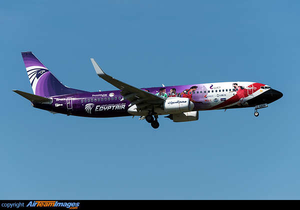Egypt's national football team 2018 livery Boeing 737-866