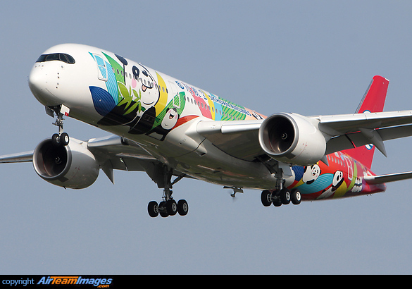 Panda livery Airbus A350-941