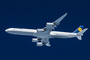 operating flight LH410 MUC-JFK.
Seen inflight at 37.000ft over the At...
