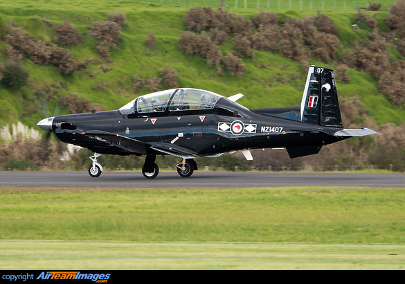 Taxi for take off. Beechcraft T-6 Texan II