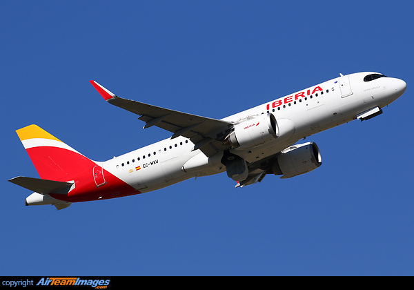 The first A320NEO for IBERIA. Airbus A320-251N