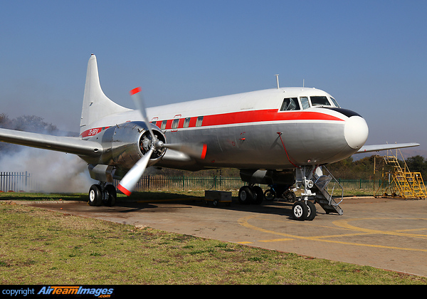 Will soon be flown to the Netherlands and will operate charter flights in Martinair or KLM colors. Convair CV-440 Metropolitan