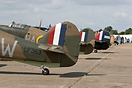 Hurricanes and Spitfires as far as the eye can see at the 2006 Flying ...