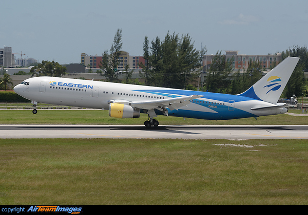 Full c/s scheme on Swifts's 767, with hybrid Eastern titles. Boeing 767-336/ER