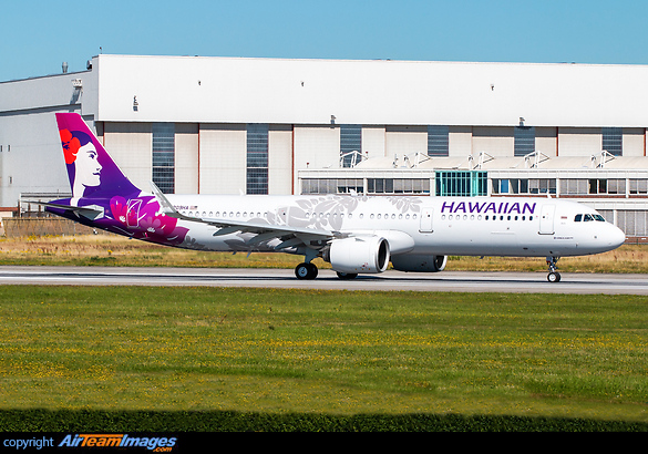 Just before deliveryflight Airbus A321-271N