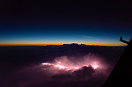 passing a single CB with lightning somewhere over Turkey.