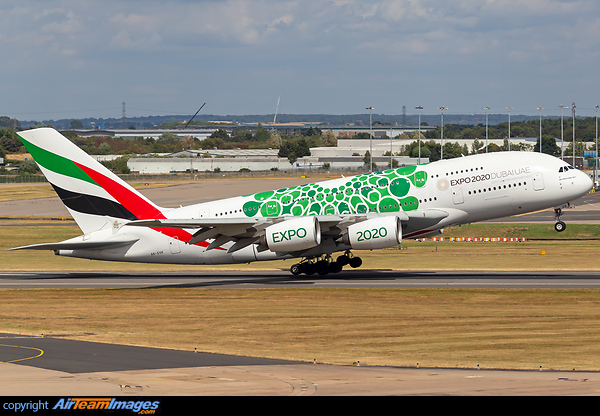 Dubai EXPO 2020 special livery Airbus A380-861