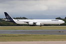 First A340-600 in the new livery. Painted at Air Livery Manchester