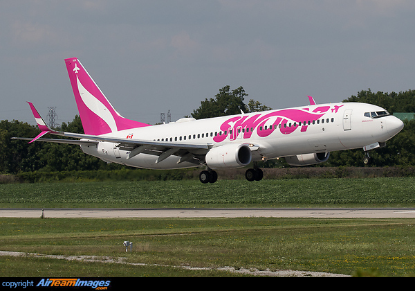 Swoop is a new Canadian ultra low-cost carrier owned by WestJet Boeing 737-8CT