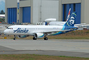 Repainted in Alaska Airlines new livery from the old Virgin America li...