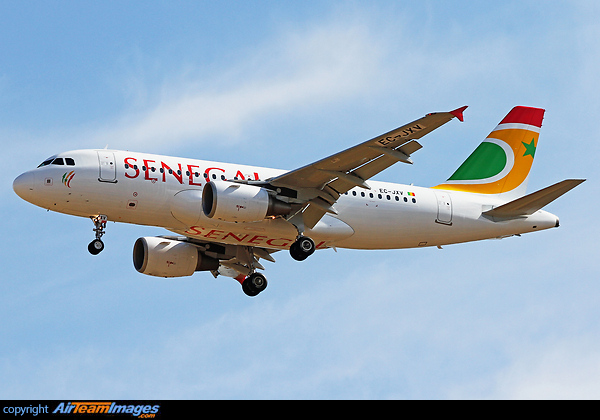 Air Senegal SA, the new Senegalese national airlines first Airbus A319 Airbus A319-111