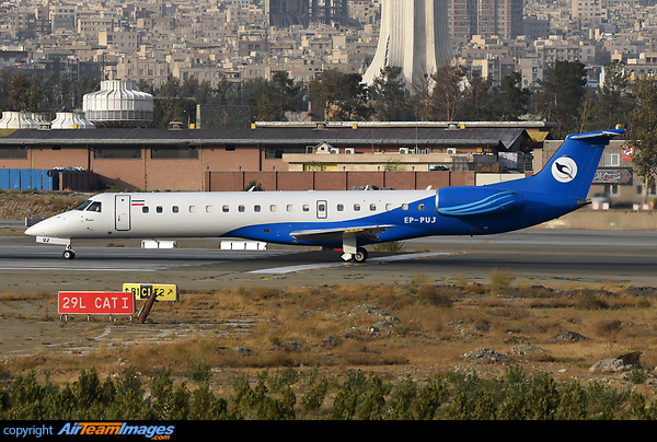 Pouya Air now have two Embraer 145s to replace their Antonov 74s in Passenger Services Embraer ERJ-145EP