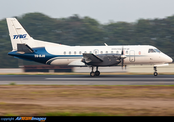 One of the main local airlines in Guatemala Saab 340A