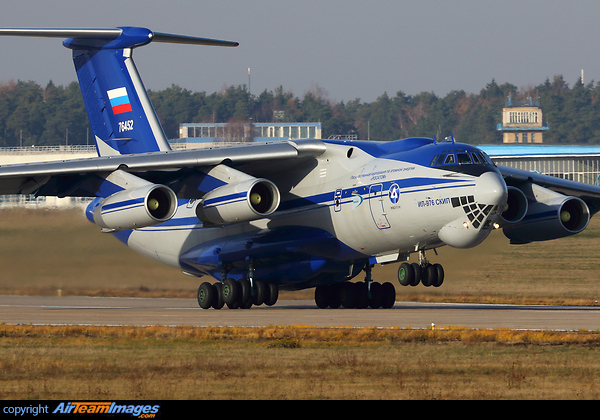 Ilyushin Il-976 or another designation Be-976. Under operation of Rosatom plane used for testing missile with nuclear engine. Beriev Be-976