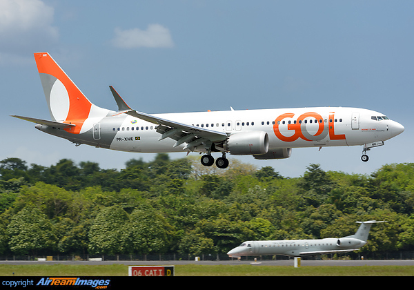 The newst and the 4th B38M for GOL Linhas Aereas landing in your first time at Belem, and using the new logo name. Boeing 737-8 MAX