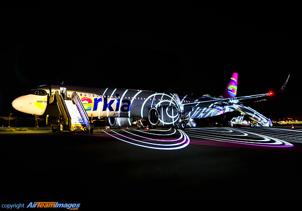 Delivery arrival of the first Airbus A321LR to Arkia Israeli Airlines Airbus A321-251NX