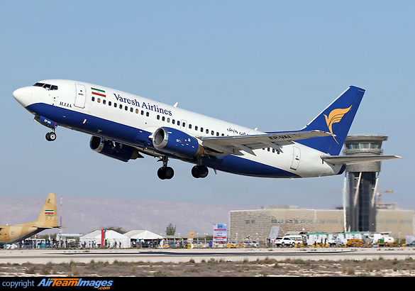 New airline based on Sari, Iran,operating a fleet of 3 Boeing 737 aircraft. Boeing 737-31S