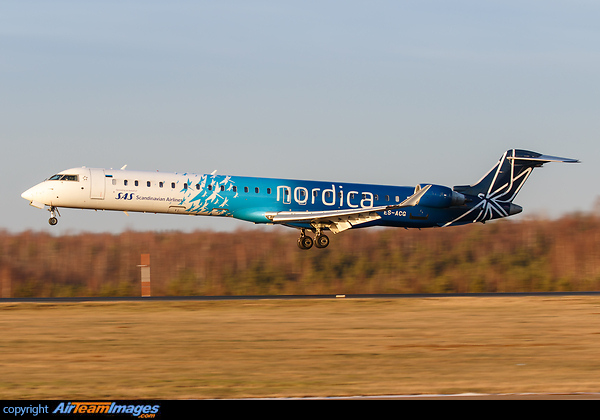 Leased by SAS Bombardier CRJ-900LR
