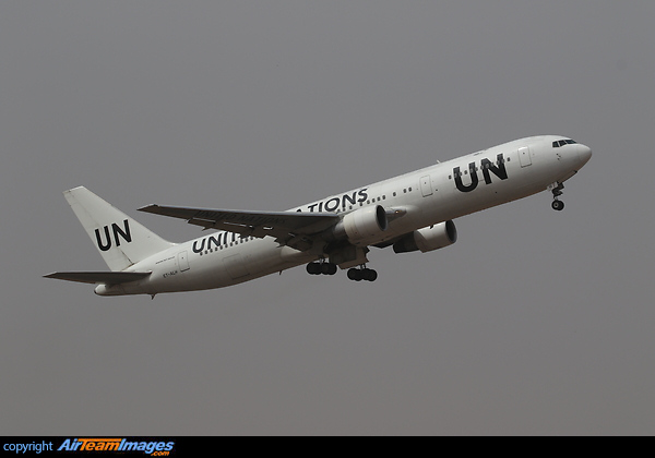 Rarely seen aircraft operating with ET callsign, back on the way to ADD. Boeing 767-3BG/ER