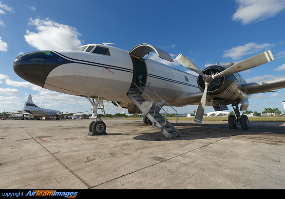 Conquest Air Cargo flight QAI-504 from NAS-OPF, on Feb 9, 2019,experienced a duel engine shutdown. Crew was forced to ditch the aircraft off-shore from Bar-Harbor. One crew member was rescued by coast guard. Convair C-131B Samaritan