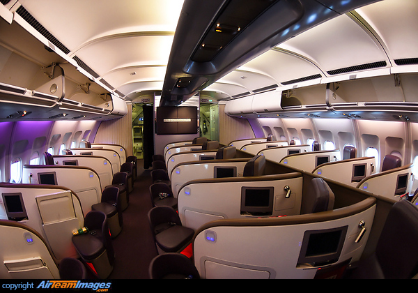 Business Class Section Airbus A340-311