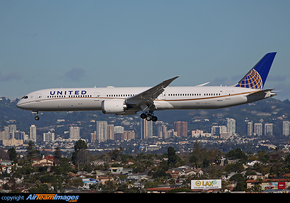 The fourth Boeing 787-10 Dreamliner for United Airlines, recently delivered from Charleston. Boeing 787-10 Dreamliner