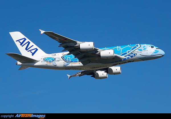 First A380 for ANA called Lani Airbus A380-841
