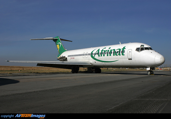 Stored here in JNB as it was not taken up by Afrinat International Airlines. McDonnell Douglas DC-9-32
