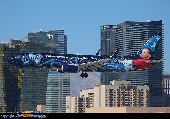 Special 'Disney Mickey Mouse' scheme Boeing 737-8CT