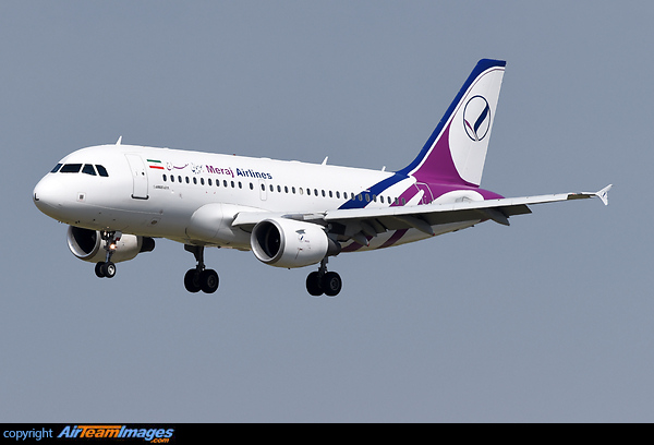 New type for Meraj Air Airbus A319-112